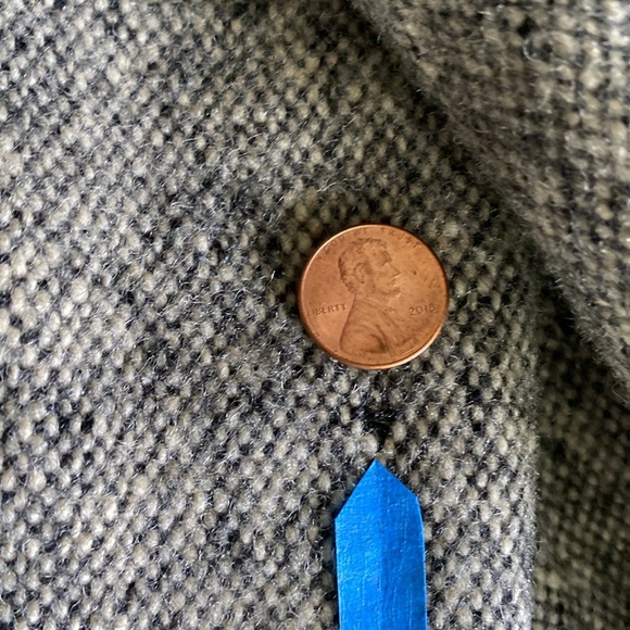 Vintage London Town Samuelsohn Tailored Tweed Wool Overcoat. - Picture 13 of 14